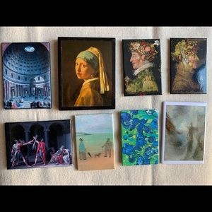 Fine art refrigerator magnets